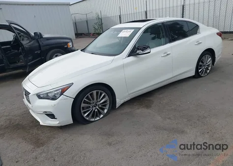 2018 Infiniti Q50 Luxe from USA, damaged, VIN JN1EV7AP2JM362646